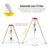 Aluminum Rescue Tripod Kit 1200lbs/1800lbs/2600lbs, Confined Space Tripod with Fall Protection, Firefighting & High-Altitude Safety System, Durable Rescue Gear for Work at Heights view 4