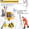 Aluminum Confined Space Tripod Kit - Adjustable Legs, Safety Harness for Sewer, Well, Tunnel Rescue - 2600lbs Capacity, Ideal for Lifting Rescue Equipment in Underground Pipes view 4