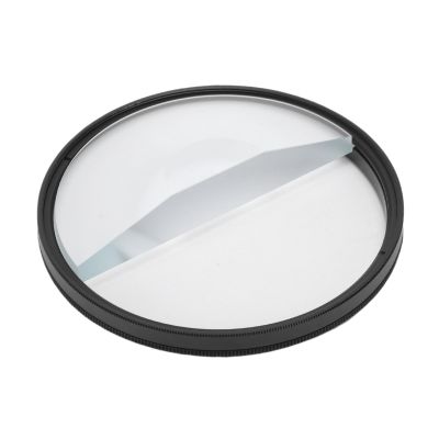 PUSOKEI 82MM Half Moon Swirl Filter, Half Moon Special Effect Filter, Halo Swirl Lens Filters for DSLR Camera with Double Sided Multi Layer Coating, Anti Scratch