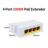 4-Port 100/1000M POE Extender Gigabit Network Switch Repeater IEEE802.3af/at and Play view 2