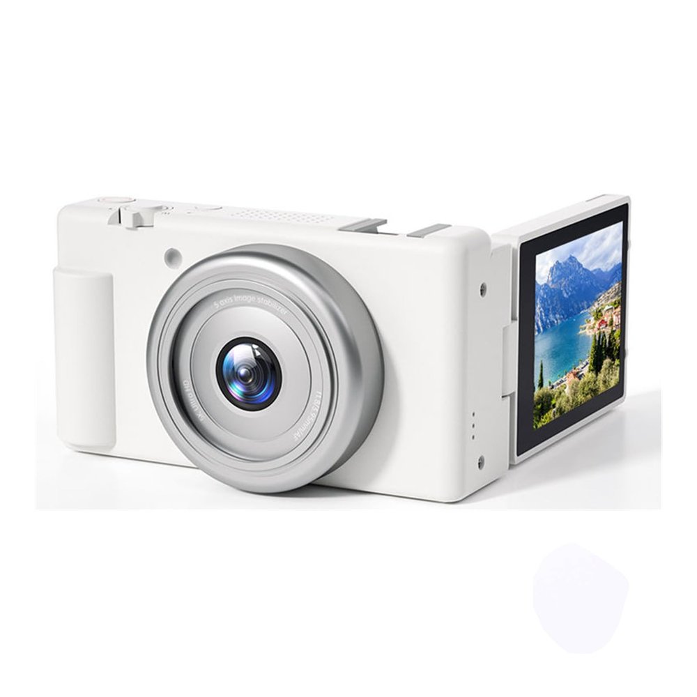 Pomya Digital Cameras for Photography, 5K 80MP Vlogging Camera for with 2.8 Inch 270 Flip Screen, 18X Zoom Autofocus WiFi Compact Camera for Travel