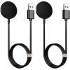 2 Pack 5FT for Samsung Galaxy Watch Charger Compatible with Watch 8/8 Classic/Ultra/7/6/6 Classic/5/5 Pro/4/4 Classic/3/Active/FE USB A Magnetic Fast Charging view 1