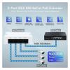4-Port POE Extender 10/100Mbps 1 to 3 Network Switch Repeater with IEEE802.3af and Play Function view 4