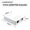 4-Port POE Extender 100M Outdoor Rainproof Network POE Repeater IP30 VLAN 44-57V 30W view 2
