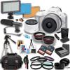 Canon EOS R50 Mirrorless Camera w/18-45mm Lens + 2pc 64GB Ultra Memory Card + Directional Mic + Tripod + Camera Case + More (24pc Bundle) (Renewed) view 1