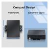 2-Port POE Extender 10/100Mbps with IEEE 802.3at/802.3af 1 Input 2 Output POE Repeater and Play view 2