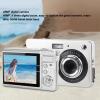 Yunir 48MP Digital Camera, Video Camera Ultra HD Camcorder with 2.7 Inch TFT Screen 8X Zoom Autofocus Anti Shake for Travel Photography Vlog view 2
