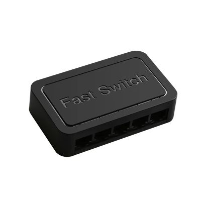 5 Port High Speed Mini Network Switch Fast Ethernet LAN RJ45 Switch Hub(US Plug 100M)