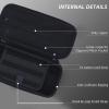 CUIFATI Shockproof Portable Hard Shell, EVA Protective Storage Travel Carry Pouch with Double Layer Design, Fit for 2 Protective Case, Modern Design and Precise Mold Opening view 3