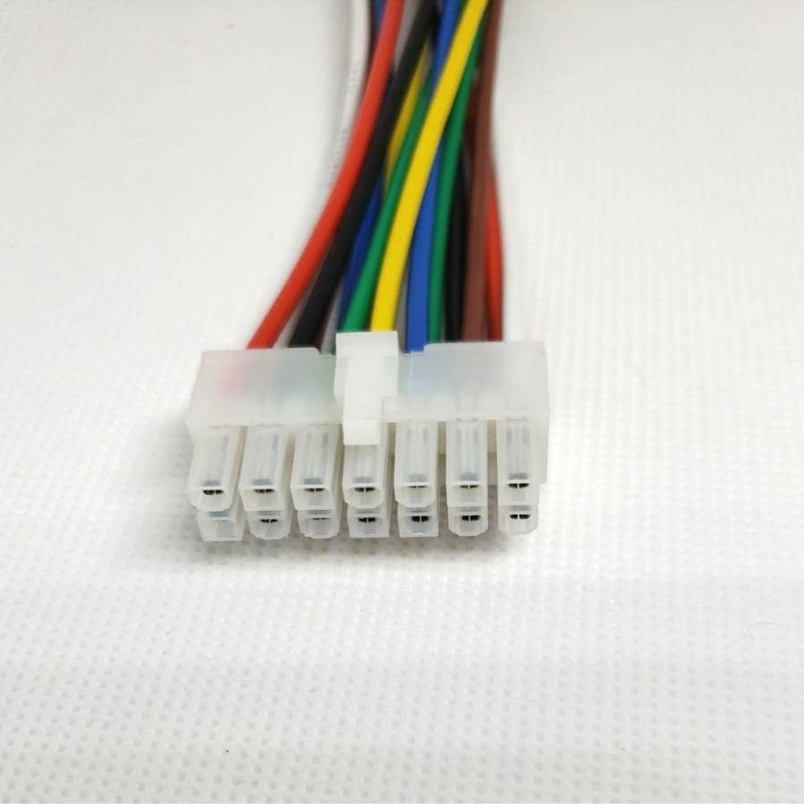 14Pin Automotive Stereo Wiring Harness Plug  Direct Fit for Dual XVM279BT Media Receiver  Copper Pins, Durable Plastic Shell