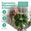 Plant Petz Smart Robotic Planter for 4 Potted Plants- Speckled Sand | Interactive Moving & Dancing Flowerpot with Bluetooth Speaker | Touch Responsive for Real Indoor Plants | Custom Voice Record view 3