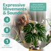 PLANTPETZ Large Robotic Planter  Smart Planter Fits 4 Inch Pots | Bluetooth Speaker | Interactive Smart Plant Pot Turns A Real Plant Into a Touch/Motion Responsive Companion - Sequoia Woodgrain view 3