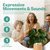 Interactive Smart Robotic Planter Pot & Bluetooth Speaker & Plant Care App - 6 Inch Pots - Sequoia view 3