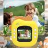 CUIFATI 48MP FHD Selfie Instant Print Digital Camera with 2 Inch Screen, for Toddlers Birthday Xmas Gifts, Cartoon Instant Camera, Cute Monkey Thermal Instant Camera view 4