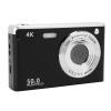 VBESTLIFE Digital Camera, 50MP 4K Camera with 16X Zoom Auto Focus Fill Light, Compact Portable Point and Shoot Camera for Kids Teens Adults (Black) view 1
