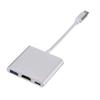 USB C to HDMI-Compatible Adapter TPE-c Digital AV Multiport Adapter 3 Converter to 4K 1080P for(Silver 3 in 1) view 1