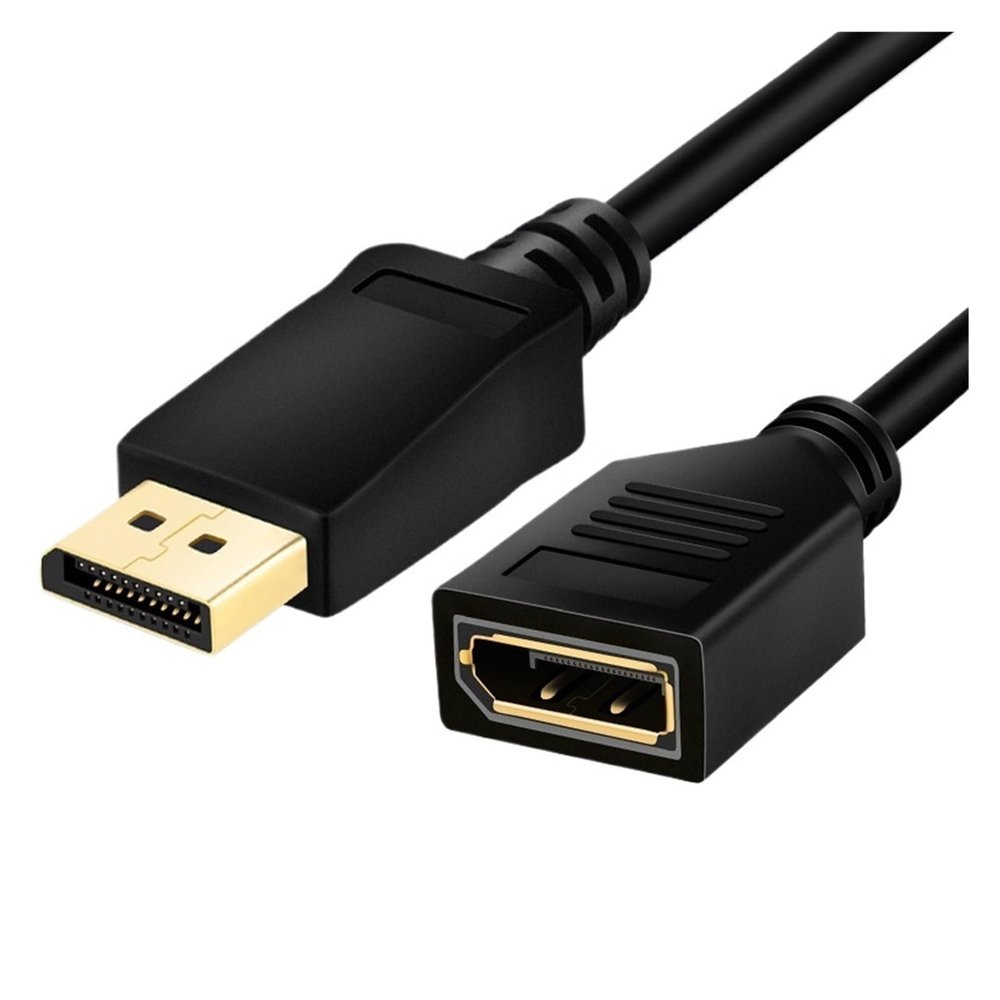 30cm DP 1.4 Male to Female Left/Right/UP/Down/Straight Angled Displayport 4k 32.4GBPS 465Hz HDR Adapter Cable for PC Note(Down)