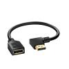 30cm DP 1.4 Male to Female Left/Right/UP/Down/Straight Angled Displayport 4k 32.4GBPS 465Hz HDR Adapter Cable for PC Note(Down) view 2