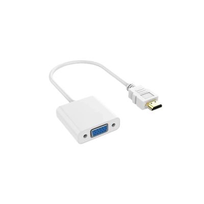 1080P HDMI-Compatible to Adapter Converter Cable HDMI Male to Female Digital Analog Video Cable Converter for Tablet(White)