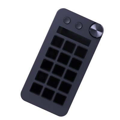 TENYELE StreamDeck Miniature Visual Keyboards 15Keys StreamDeck LCD Button Live Content Creation Controller Customs Button For PC StreamDeck Keyboards