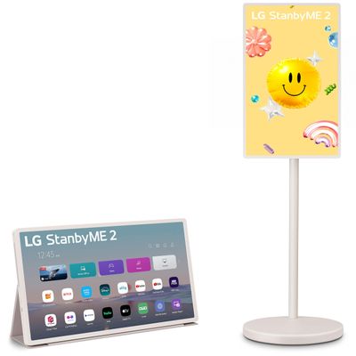LG 27-Inch StanbyME 2 Portable Touch Screen TV with Folio Cover