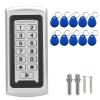 125KHz Outdoor Access Control Keypad, 2000 Users Capacity, Wiegand 26 Interface, Durable Zinc Alloy Housing, Backlit Luminous Keyboard, Separate Password Function (Waterproof) view 1