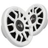 Marine Audio Speakers, 80 Watts, 6.5 Inch, Water Resistant, UV-Resistant, with Metallic Dome Tweeter, High-Performance Marine, RV & Vehicle Upgrade (White) view 1