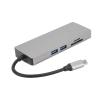 8 in 1 Type C Hub Adapter, USB3.0 Docking Station with 87W PD Fast Charging, 4K HD Output, RJ45 Network Port, VGA Interface, Aluminum Alloy Material view 3