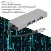 8 in 1 Type C Hub Adapter, USB3.0 Docking Station with 87W PD Fast Charging, 4K HD Output, RJ45 Network Port, VGA Interface, Aluminum Alloy Material view 4
