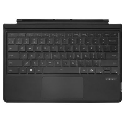 Adesso Surface Pro Case with Bluetooth Keyboard and Touchpad Slim Quiet Fast Scissor Switch Keys Faux Suede and Leather Cover for Surface Pro 3 4 5 6 7 Ultra Slim Aluminum