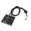 3.5 Inch Front Panel USB3.0 Hub, 4 Port Internal Combo Bracket Adapter, High Speed Data Transfer for PC Desktop, Convert Floppy Drive Space view 4