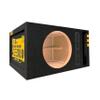 10" Single Competition Ported Sub Box Speaker Enclosure Vented 10" Car Audio Subwoofer Box with Caution Skull Design view 1
