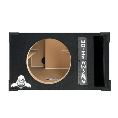 10" Single Competition Ported Sub Box Speaker Enclosure Vented 10" Car Audio Subwoofer Box with Gorilla Monkey Design