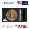 10" Single Competition Ported Sub Box Speaker Enclosure Vented 10" Car Audio Subwoofer Box with Gorilla Monkey Design view 2