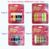 5pcs/lot 9MM Manual Label Machine Ribbon Label Tape for Motex DYMO 1610/1540/1880/12965 Label Machine DIY Printer(Type D) view 1