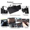 CFTGIW Multi Function Car Computer Desk Foldable Car Lunch Desk Laptop Holder Stand Food Drink Table Cup Holder Foldable Laptop StandFood Drink Table Cup on is (AssortedColor) view 2