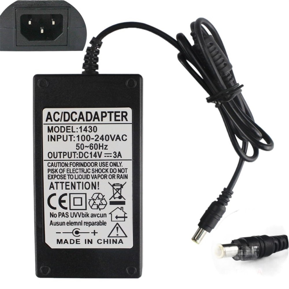 14V 3A 6.5 * 4.0mm with pin AC Adapter for LS22D300 S24D360HL PN3014 LED LCD Power Supply Cord(Adapter Only)