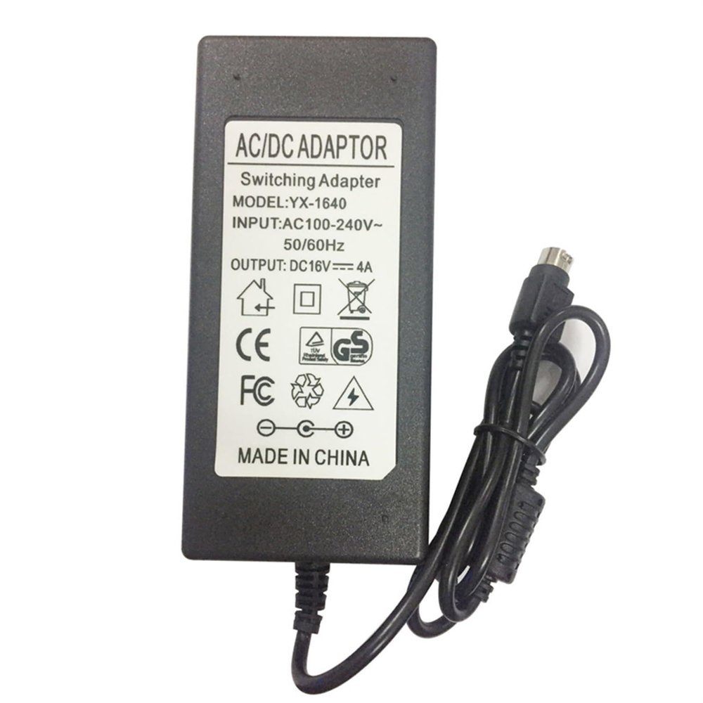 16V 4A 3 pin AC Adapter for SSA-60W-12 160150 Speaker Power Supply