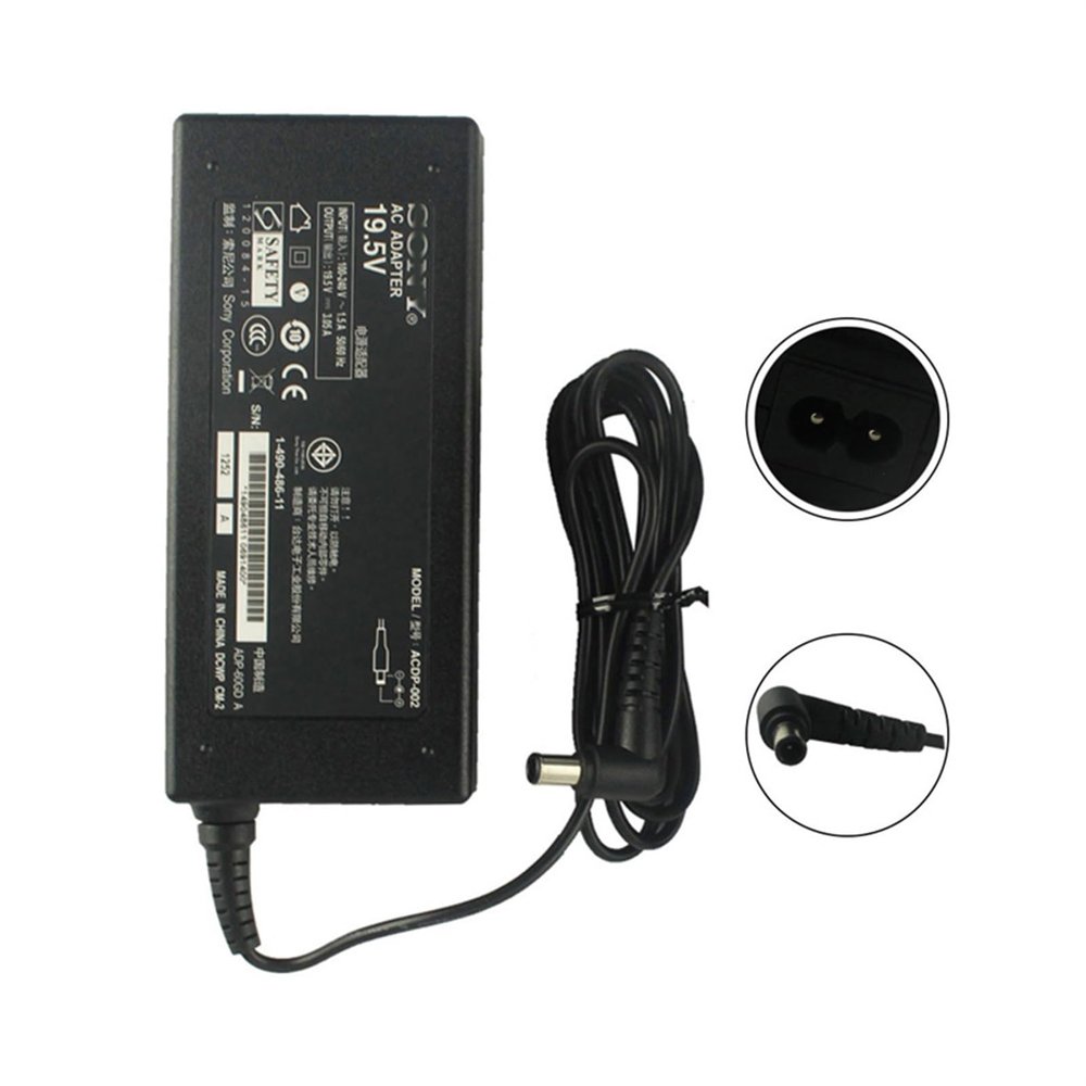 19.5V 3.05A AC Adapter for ACDP-002 LCD TV 32-42 inch Power Charger(EU)