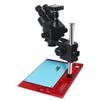 Microscope Kit 3.5X-90X Trinocular Industry Microscopio Zoom Magnification Circuit Inspection Stereo Microscope with 56 LED Light C-Mount Lens Microscope Lens Adapters(38MP CTV 0.5X len) view 3