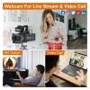YPMart() 6K Ultra HD Professional Video Cameras for Photography 18X Digital Zoom Live Streaming Camcorders 64MP Vlogging Recorder(with Light mic) view 4