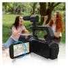 YPMart() HD 4K 56MP Video Cameras 6X Optical Zoom 4.0 IPS Touch Screen Handheld Camcorder DV Recording Function for Vlogging(SD (640x480)) view 4