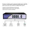10-Port POE Gigabit Switch 48V VLAN 10/100/1000Mbps 8 POE 1000M Port + 2 uplink Port Network Switch(B-Model) view 3