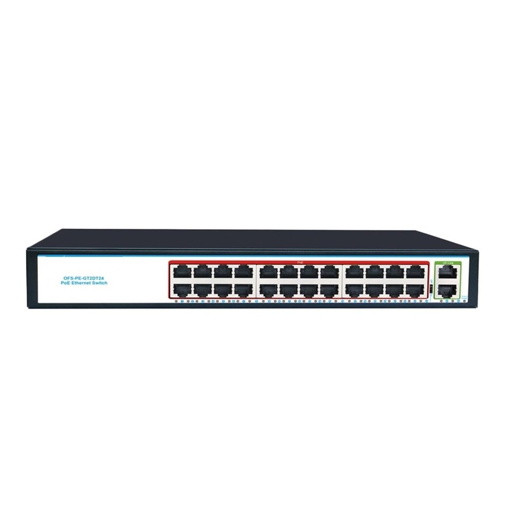 48V 802.3at Af Ethernet Switch Power Supply 300W Large Capacity Security Network Gigabit Switch