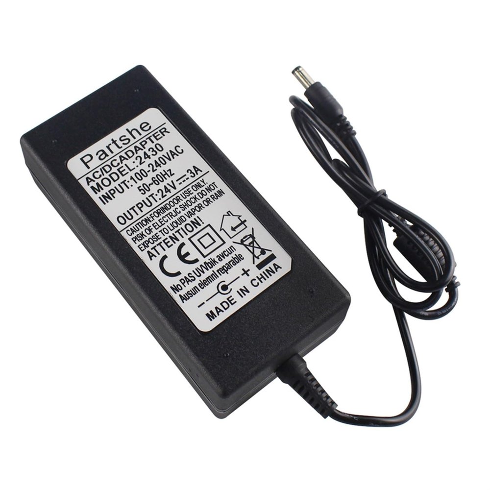 24V 3A 5.5mm*2.5mm AC/DC Adapter Power Supply for TSC TTP-244Plus 243E 342E pro Barcode Printer