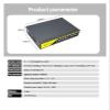 52V POE Switch 100Mbps/1000Mbps Ethernet Switch 6/12 Port 802.3 Af/at Ethernet Network(Black-12port) view 2