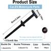 100PCS Nylon Universal Cable Tie Buckle, Heavy Duty Self Locking Nylon Zip Ties, 2025 Upgrade Multipurpose Plastic Cable Ties Tool, UV Resistant Black Zipties for Car Daily Repair view 2