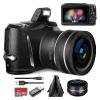 YPMart() 4K Digital Camera for Photography and Video 48MP Vlogging 52mm Wide Angle 16X Zoom 3.0 Inch Screen view 1