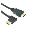 Seodon HDMI-Compatible A Down Up Left Right Angled 90 Degree Extension Cable 1.4v Angle Cable 50CM 1.5M(Right,0.3m) view 1