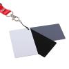 Compactly 18Degree Digital White Black Gray Card 18% Gray Card For Precise White Balance Correction In Photography White Balance Card view 3